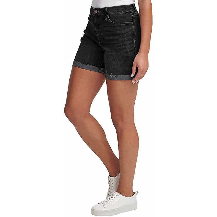 Calvin Klein Women's Roll Cuff Shorts - Stylish and Comfortable Summer Fashion