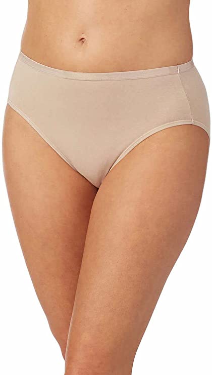 Carole Hochman Women's Midnight Hi-Cut Cotton Hipster, 5-Pack