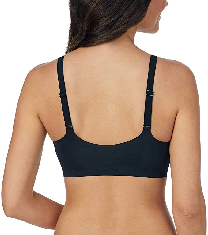 Carole Hochman Midnight Smooth Bra - 2 Pack, Wireless Comfort Bra, Black and Nude