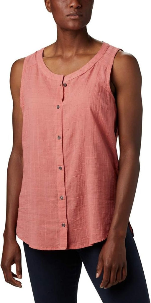 Columbia Women's Summer Ease Sleeveless Shirt - Breathable Summer Fashion