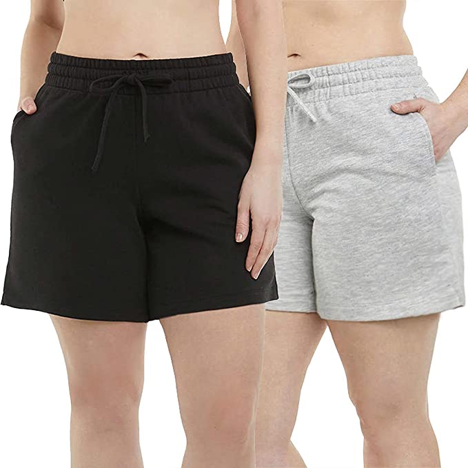 Danskin Women's Soft Active Shorts - 2-Pack: Comfortable Workout Attire