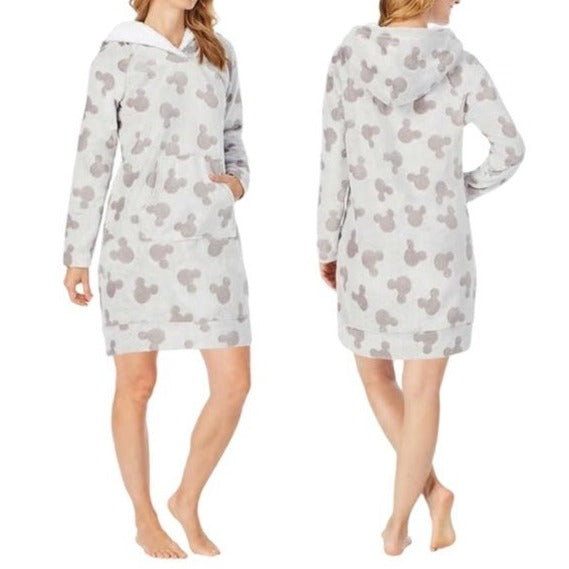 Disney Women's Lounger with Sherpa Hood - Cozy & Chic Disney Fashion | Officially Licensed