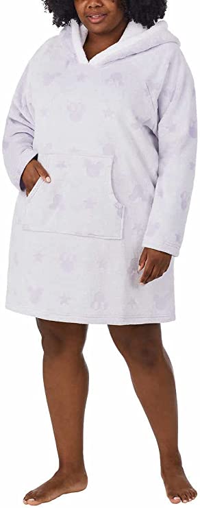 Disney Women's Lounger with Sherpa Hood - Cozy & Chic Disney Fashion | Officially Licensed
