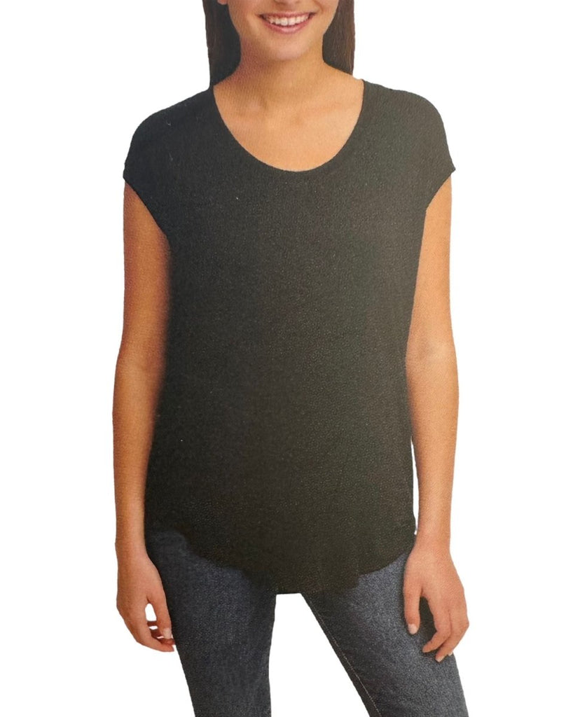 DKNY Women's V-Neck Tee - Timeless Comfort and Style