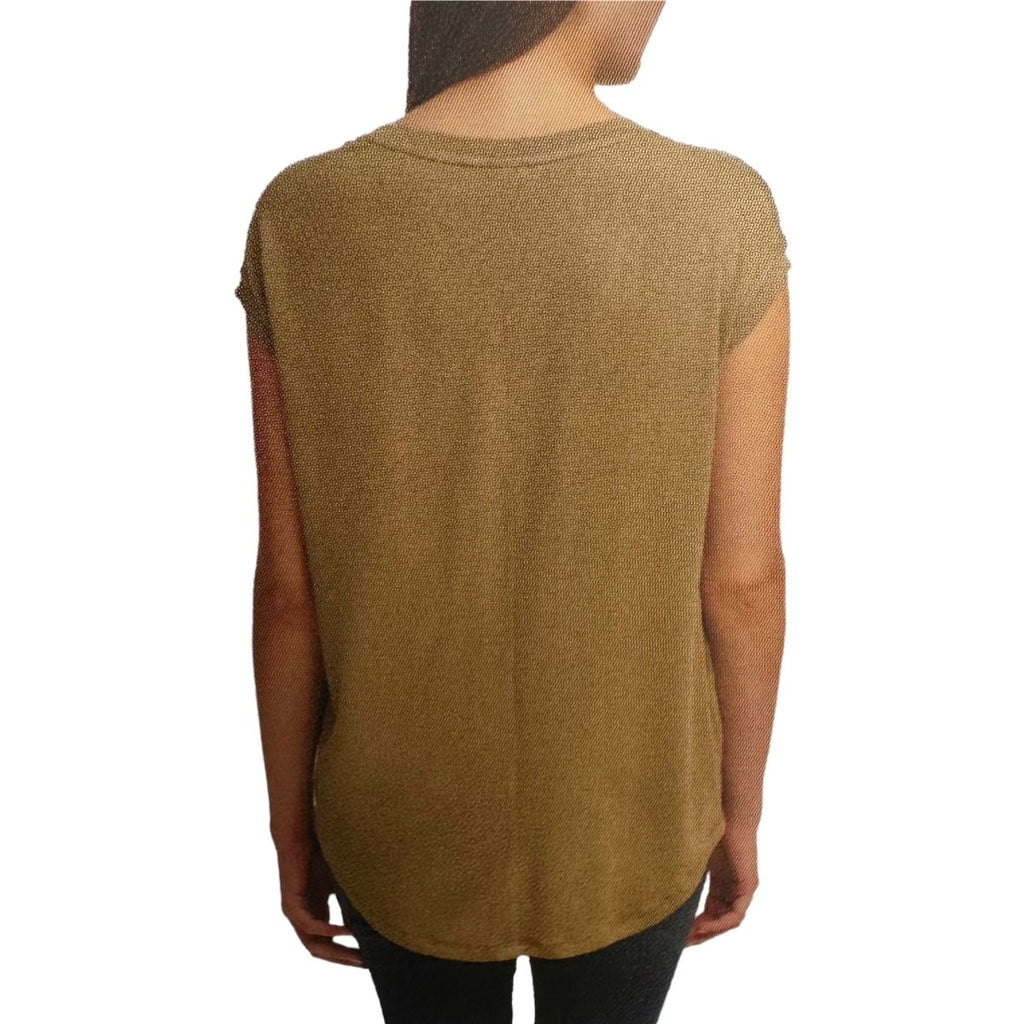 DKNY Women's V-Neck Tee - Timeless Comfort and Style