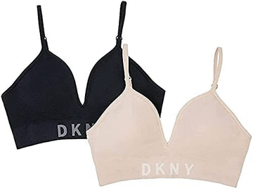 DKNY Women's Seamless Bra, 2-Pack