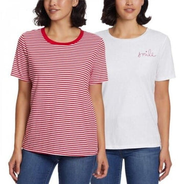 Ella Moss Perfect Tee 2-pack: Premium Women's T-Shirts - Soft, Versatile, and Stylish
