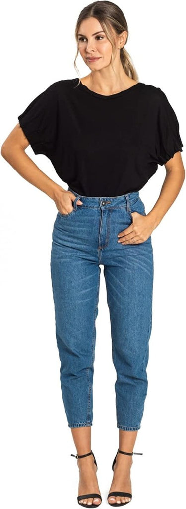 Stylish Brazilian Cropped Bat Sleeves Blouse - Trendy Design, Premium Quality, Versatile Women's Fashion