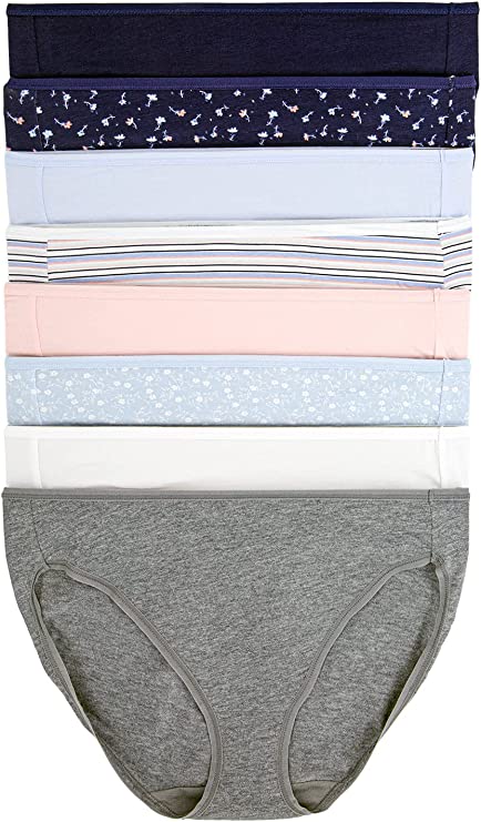 Felina Hi-Cut Panties - Cotton Modal, 8 Pack: Soft, Comfortable, Durable. Versatile Colors & Prints.