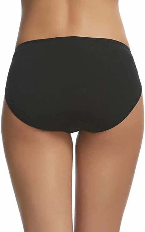 Felina Hi-Cut Panties - Cotton Modal, 8 Pack: Soft, Comfortable, Durable. Versatile Colors & Prints.