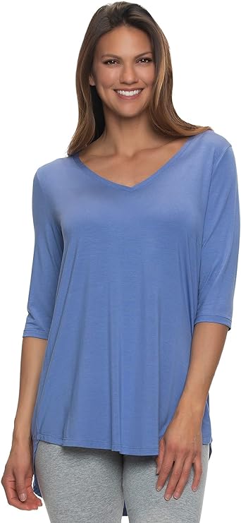 Felina Women's Modal V-Neck Tunic Top