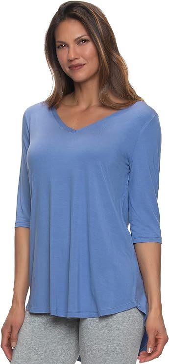 Felina Women's Modal V-Neck Tunic Top