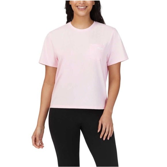 Iconic Fila Logo Detail on Women's Tee