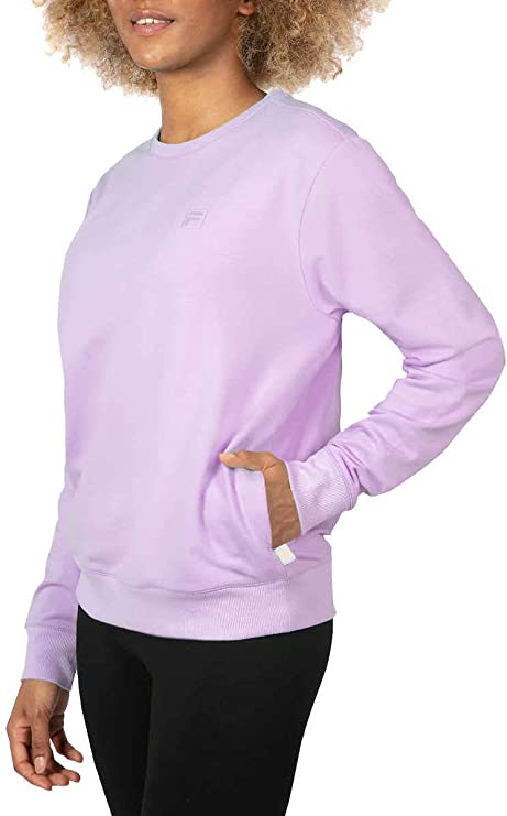 Fila Women's French Terry Long Sleeve Crewneck Sweatshirt