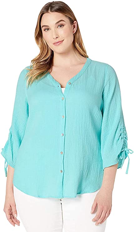 Foxcroft NYC Women's Button Down Shirt - Timeless Elegance and Sophisticated Style