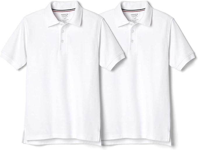 French Toast Boy's 2-Pack Pique Polo Shirt