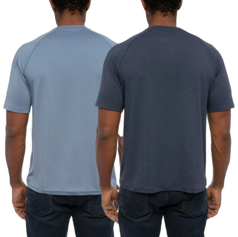 Glacier Men's Performance 2-Pack Tee Shirts