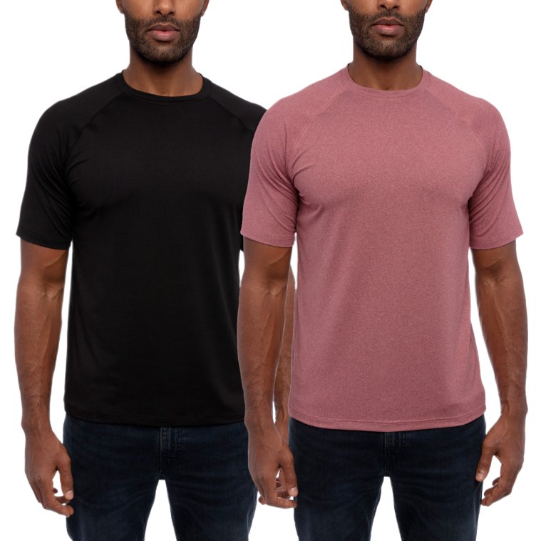 Glacier Men's Performance 2-Pack Tee Shirts