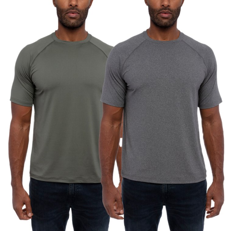 Glacier Men's Performance 2-Pack Tee Shirts