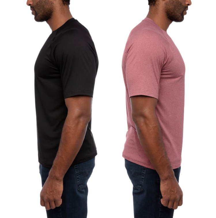 Glacier Men's Performance 2-Pack Tee Shirts