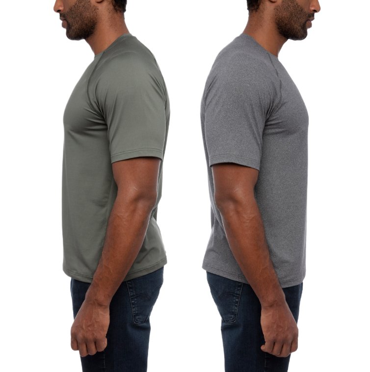 Glacier Men's Performance 2-Pack Tee Shirts