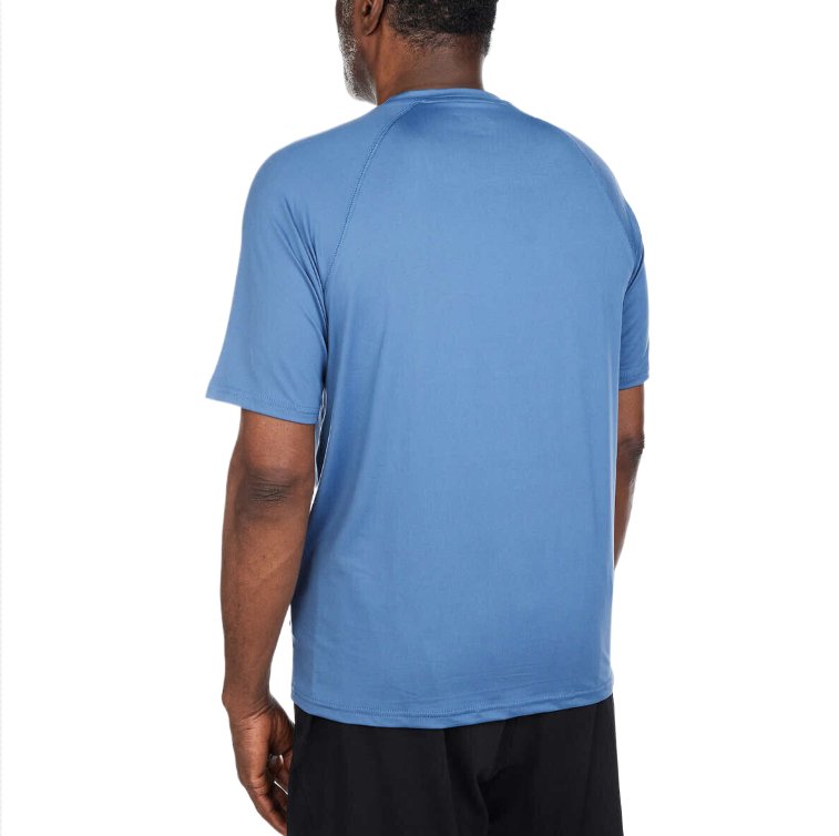 Glacier Performance Men's 2-Pack UPF 30 Moisture Wicking Short Sleeve T-Shirts