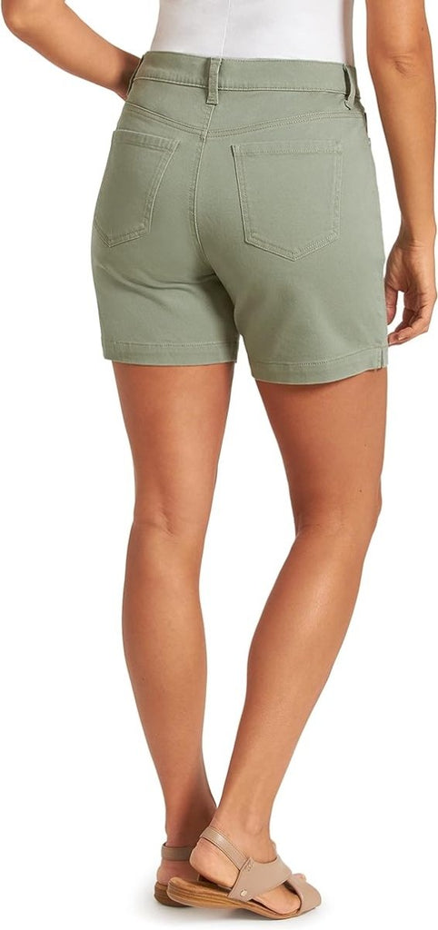 Gloria Vanderbilt Women's Amanda High Rise Shorts in Timeless Design
