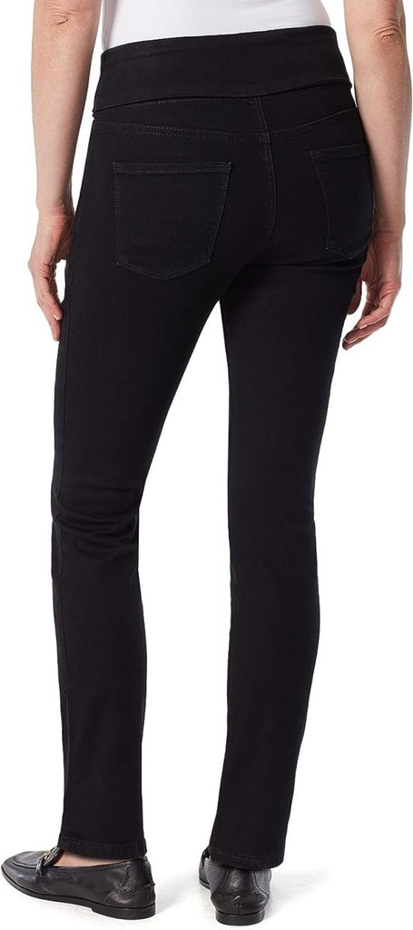 Gloria Vanderbilt Women's Pull-on Comfort Pants - Elastic Waistband, Stretch Fabric, Timeless Design