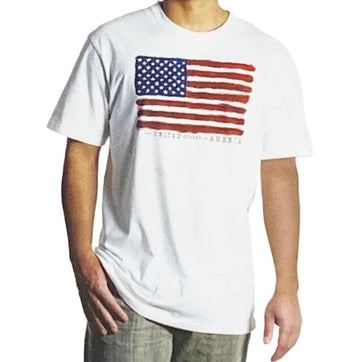Great American Lakes and Timber Men's Short Sleeve Patriotic Graphic T-Shirts