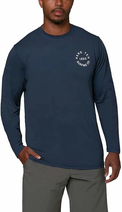 Hang Ten Men's Lightweight Long Sleeve Sun Tee