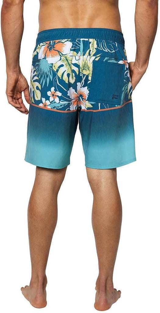 Hang Ten Men's Quick-Dry Stretch Swim Shorts