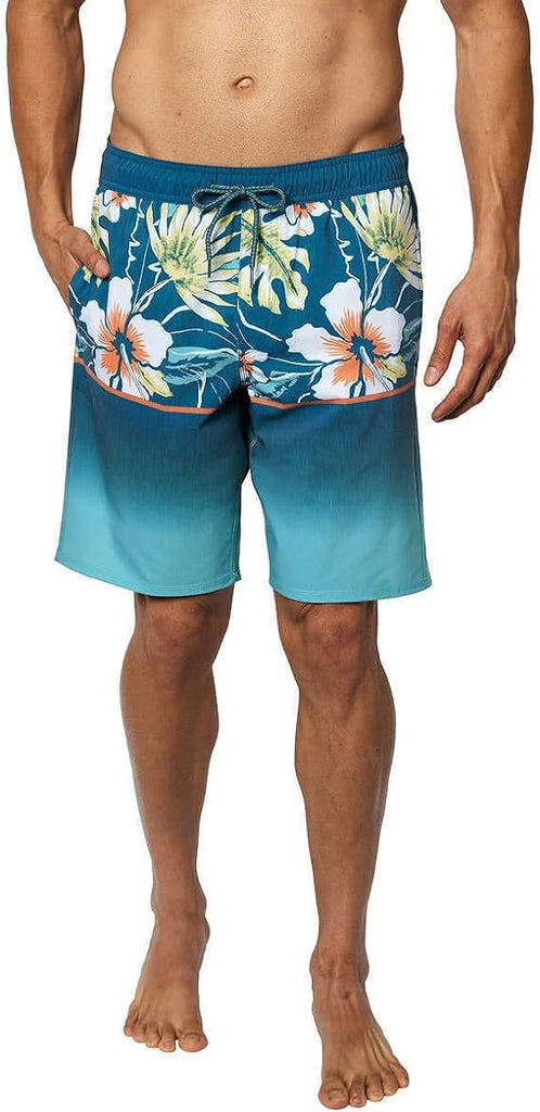 Hang Ten Men's Quick-Dry Stretch Swim Shorts