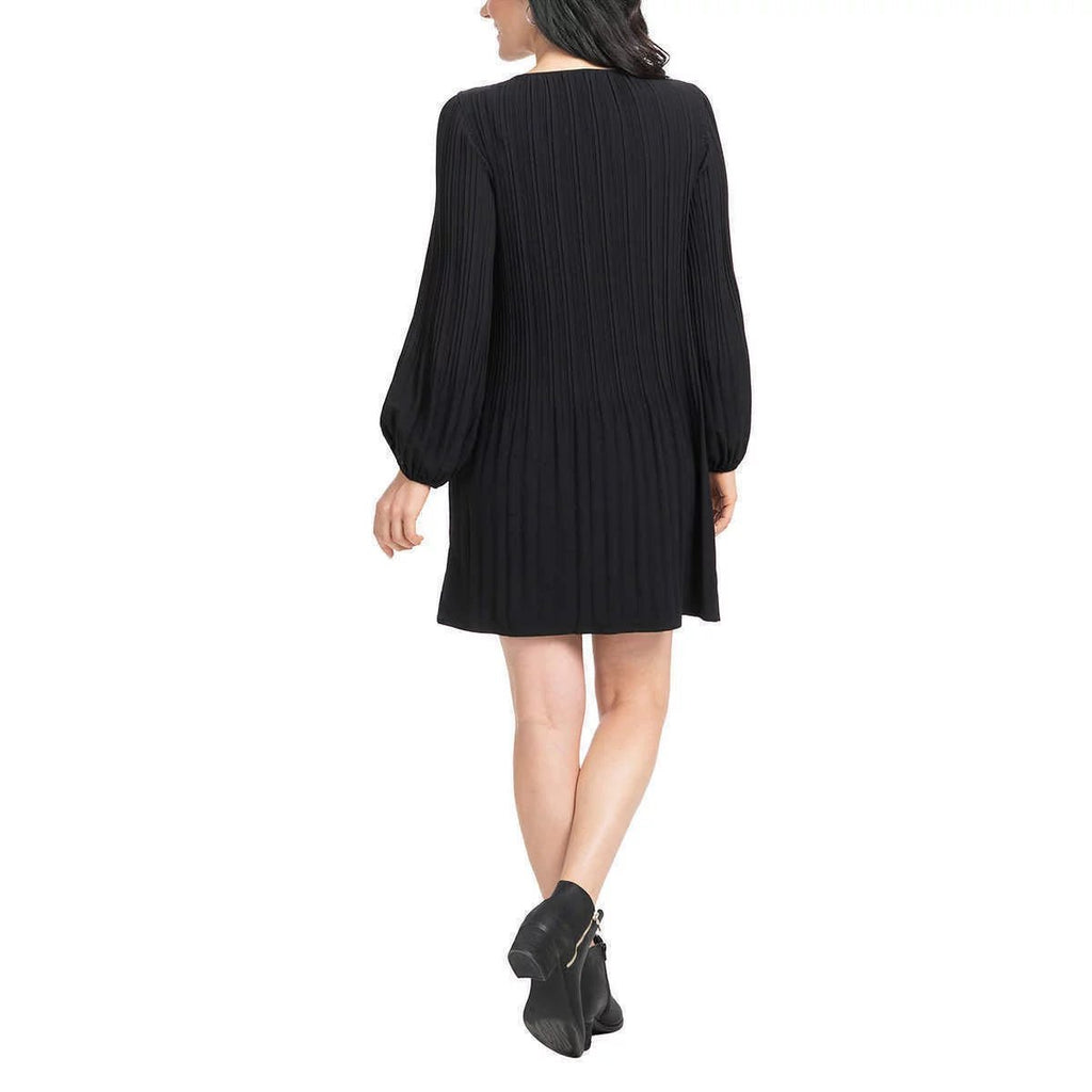 Hilary Radley Women's Pleated Dress