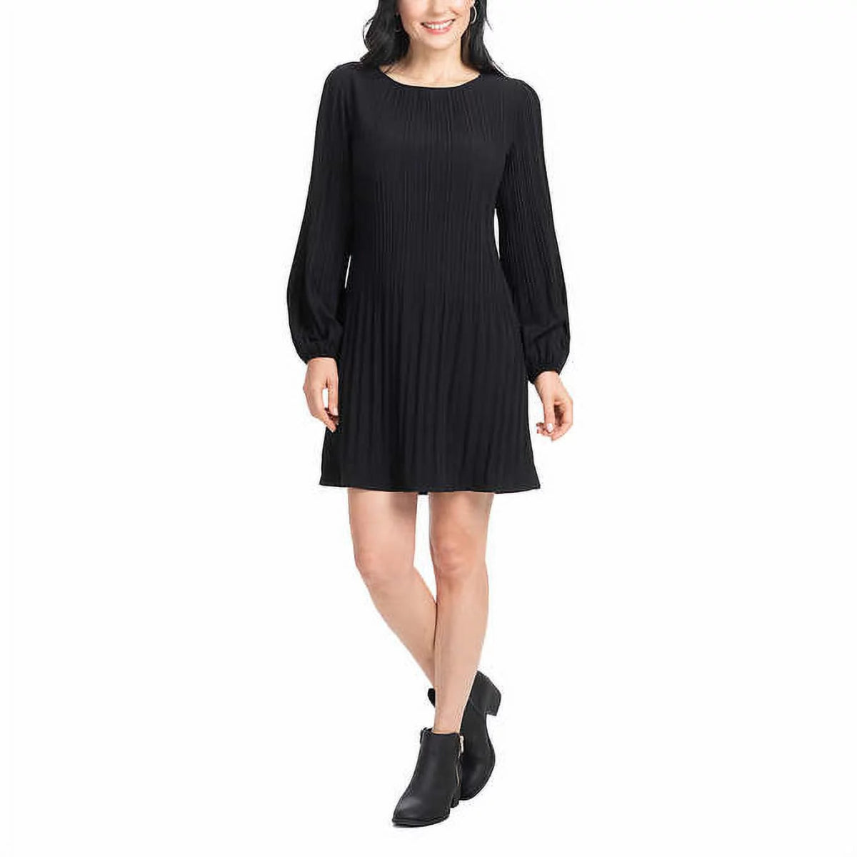 Hilary Radley Women's Pleated Dress