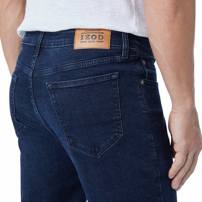 Izod Men's Comfort Stretch Straight Fit Jeans