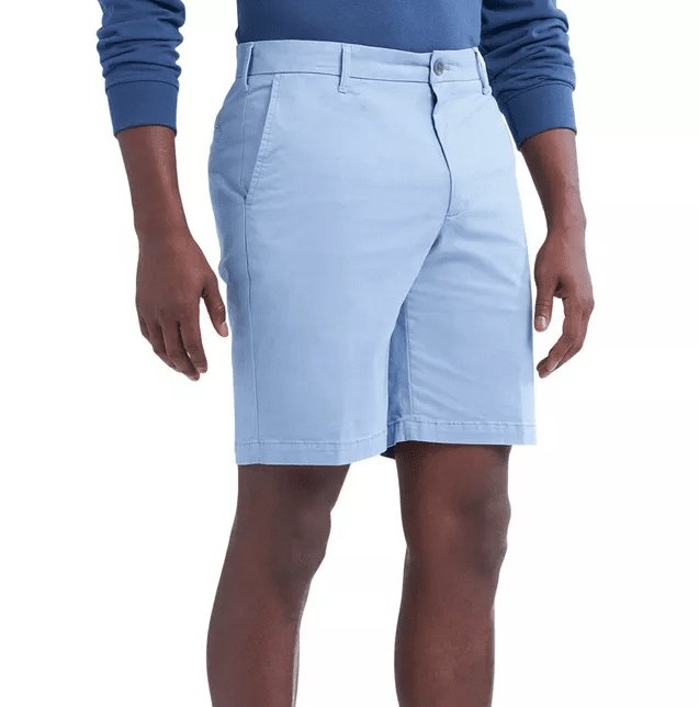 Izod Men's Flat Front Stretch Chino Shorts