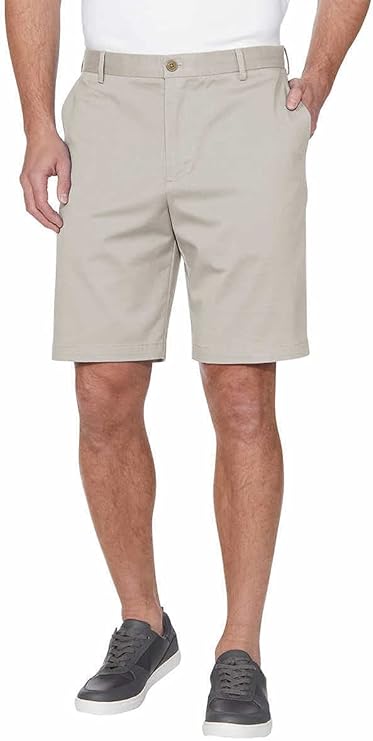 Izod Men's Flat Front Stretch Chino Shorts
