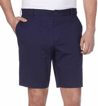 Izod Men's Flat Front Stretch Chino Shorts
