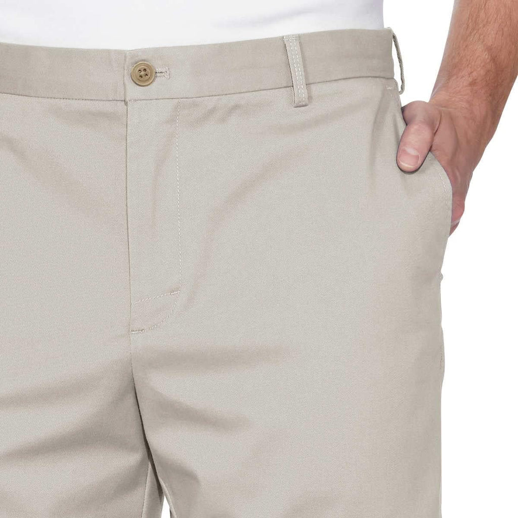 Izod Men's Flat Front Stretch Chino Shorts