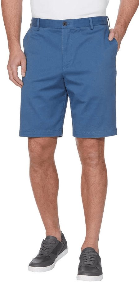 Izod Men's Flat Front Stretch Chino Shorts