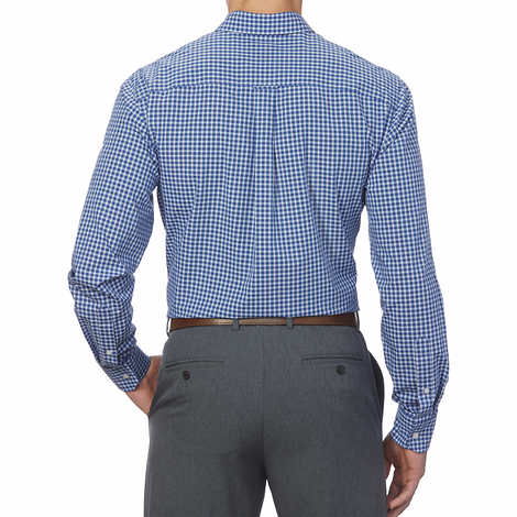 IZOD Men's Long Sleeve Cotton Dress Shirt