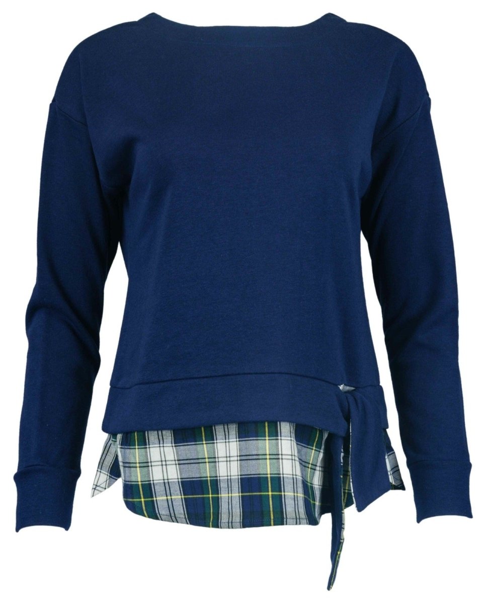 IZOD Women's Tie-Front Pullover - Versatile & Chic Fashion Essential