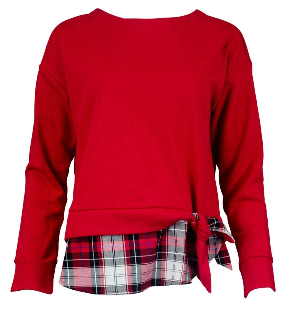 IZOD Women's Tie-Front Pullover - Versatile & Chic Fashion Essential