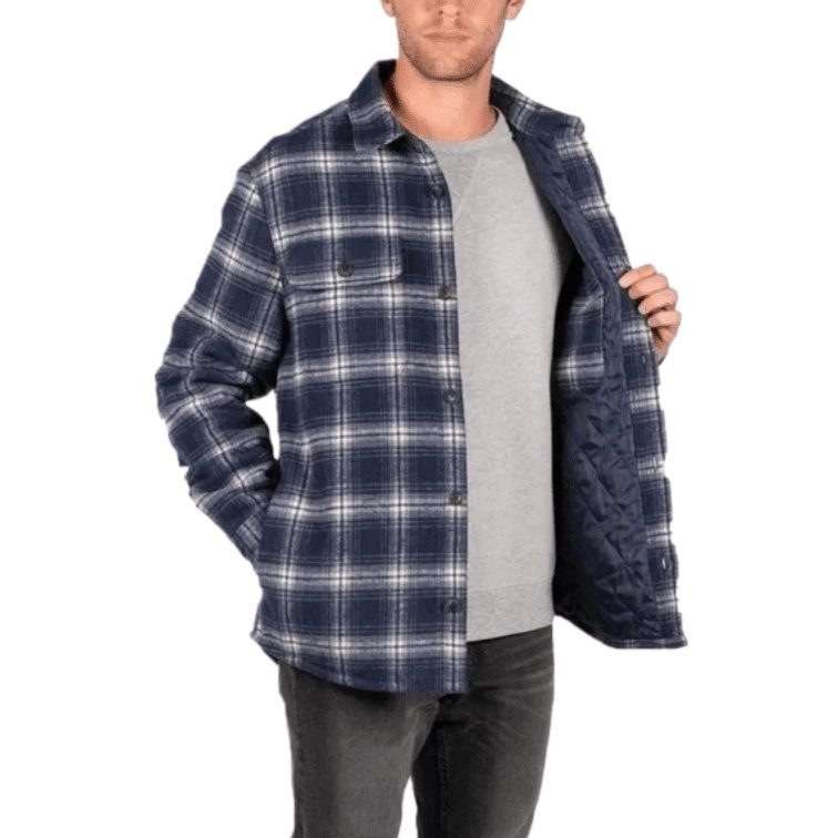 Jachs Men's Quilted Shirt Jacket