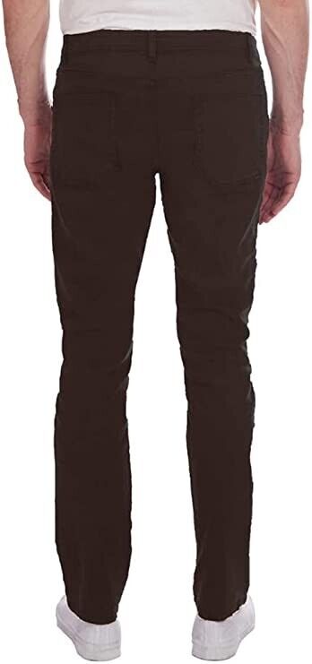 Jachs New York Men's Straight Fit Mid-Rise 5 Pocket Traveler Pant