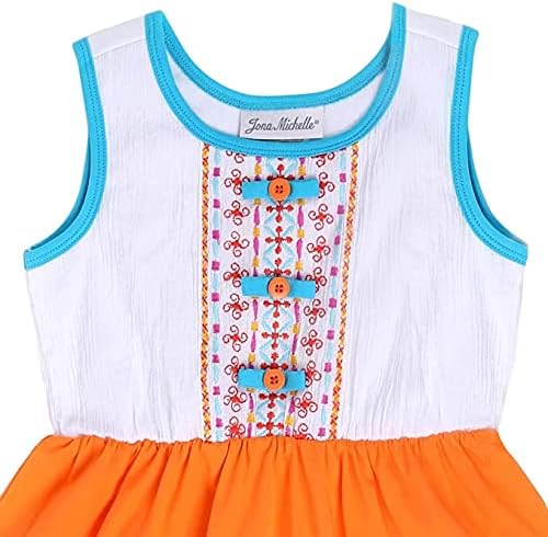 Jona Michelle Girl's Summer Floral Sun Dress