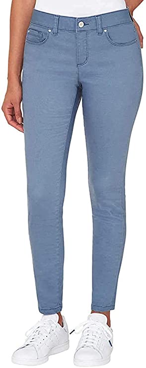 Jones New York Women's Comfort Waist Mid Rise Skinny Jeans