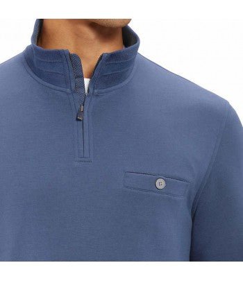 Men's Casual Quarter Zip Pullover - Soft and Durable Fabric - Durable Men's Pullover