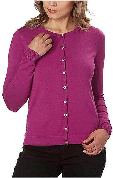 Kirkland Signature Women's Cardigan - Classic Open-Front Style