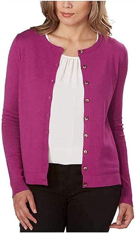 Kirkland Signature Women's Cardigan - Classic Open-Front Style